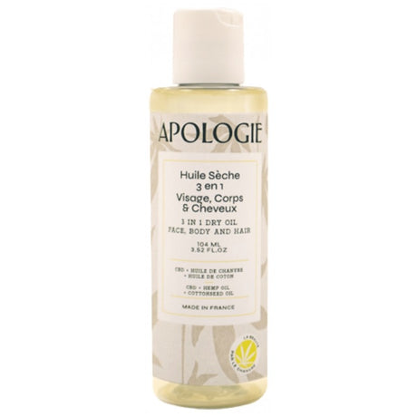 Apologie Huile Sèche 3en1 Visage et Corps 104 ml prix Maroc