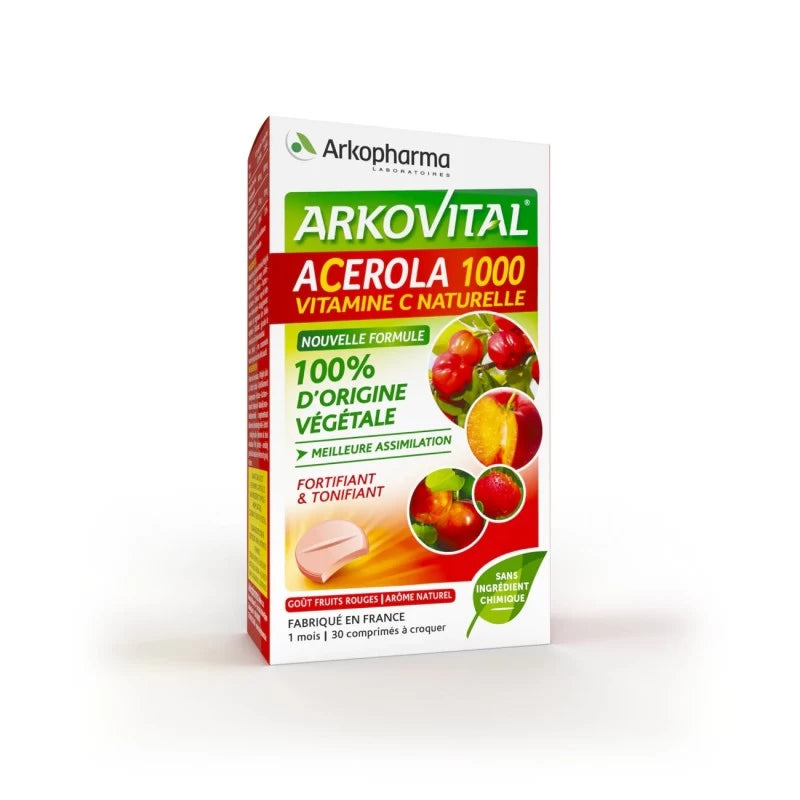 ARKOPHARMA Acérola 1000 | 30 comprimés prix Maroc