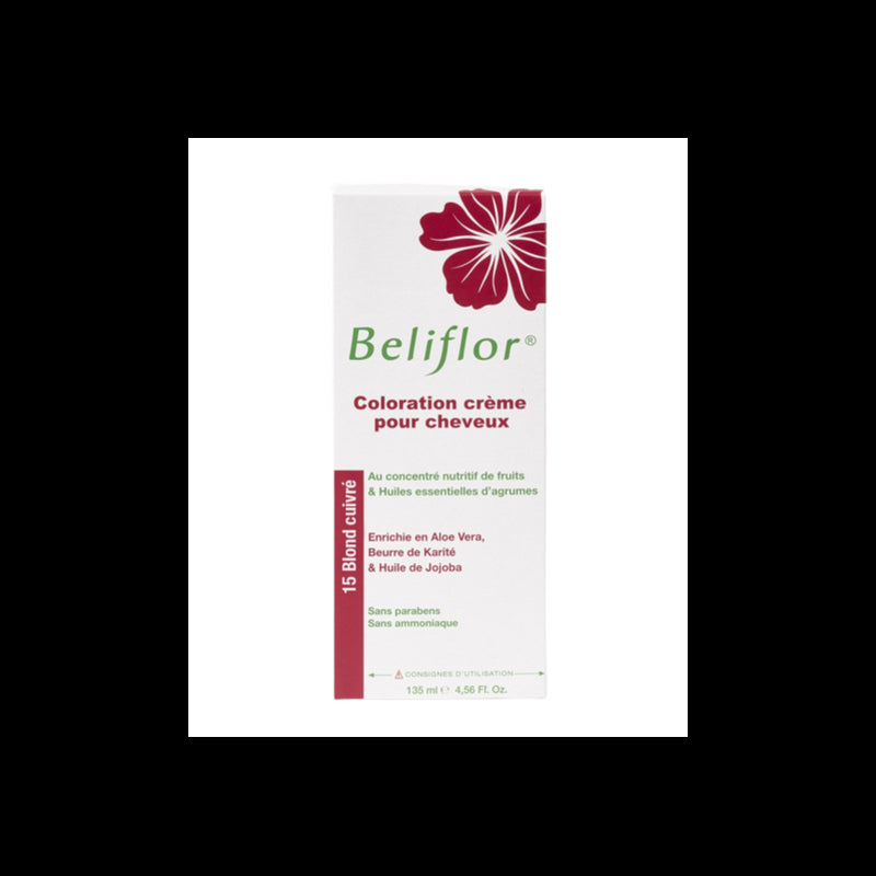 BELIFLOR COLORATION CREME N15 BLOND CUIVRE prix Maroc