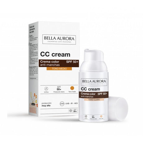BELLA AURORA CC crème anti-taches spf 50+ Teinté MEDIUM 30 ml prix Maroc