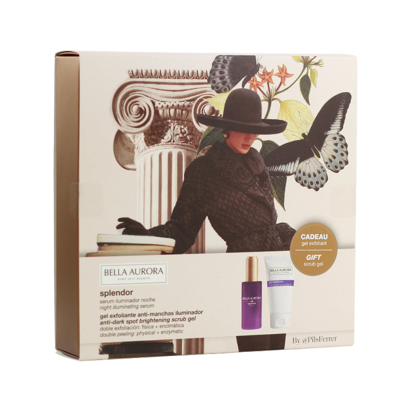 BELLA AURORA COFFRET SERUM SPLENDOR NUIT 30ML + GEL ANTI-TACHES 75ML prix Maroc
