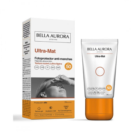 BELLA AURORA ultra mat Ecran Solaire Gel Spf50+ | 50ml prix Maroc