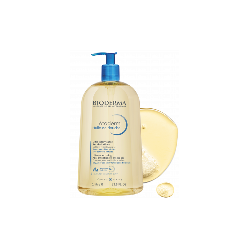 BIODERMA ATODERM huile de douche | 1L prix Maroc