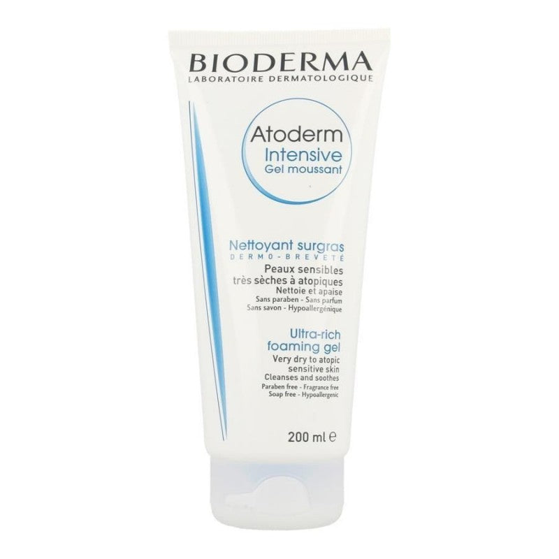 Bioderma Atoderm Intensive Gel Moussant Nettoyant Surgras 200 ml