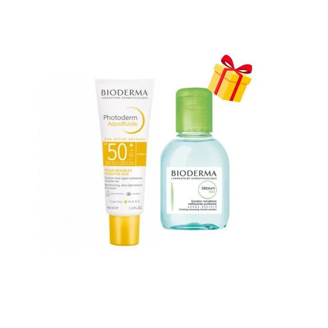 Bioderma Pack Photoderm Aquafluide Toucher Sec SPF 50+ Invisible +