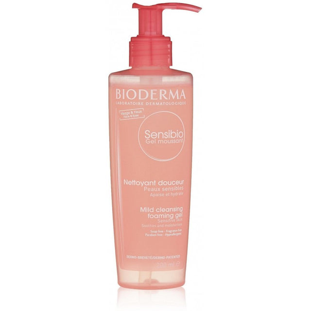 Bioderma Sensibio Gel Moussant Nettoyant Douceur 200 ml