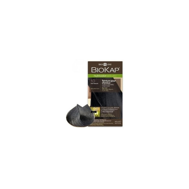 Biokap – Nutricolor Delicato 1.0 Noir Naturel, 140 ml