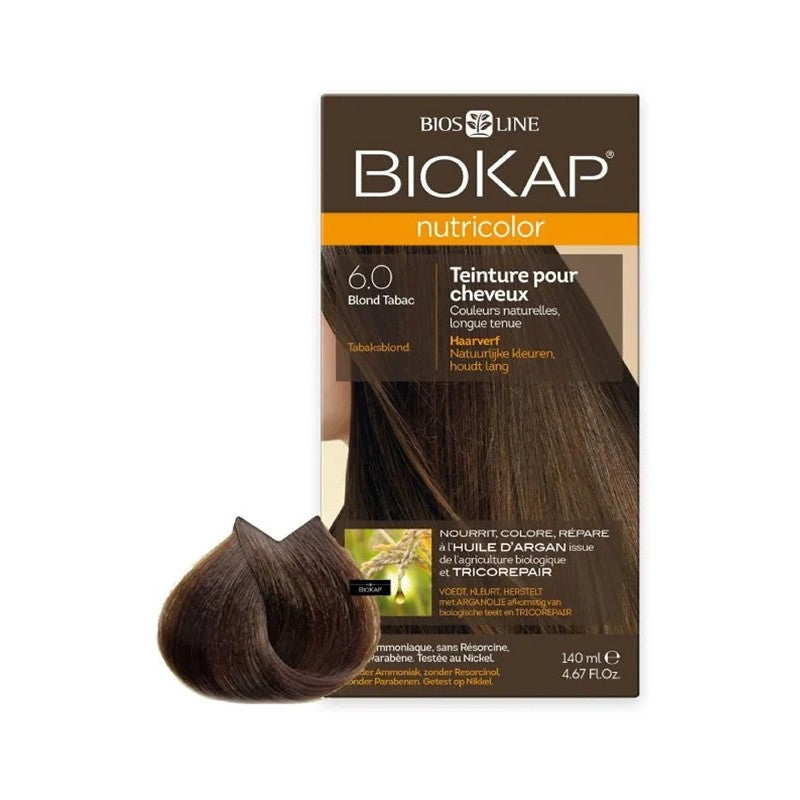 BIOKAP NUTRICOLOR N6.0 BLOND TABAC prix Maroc