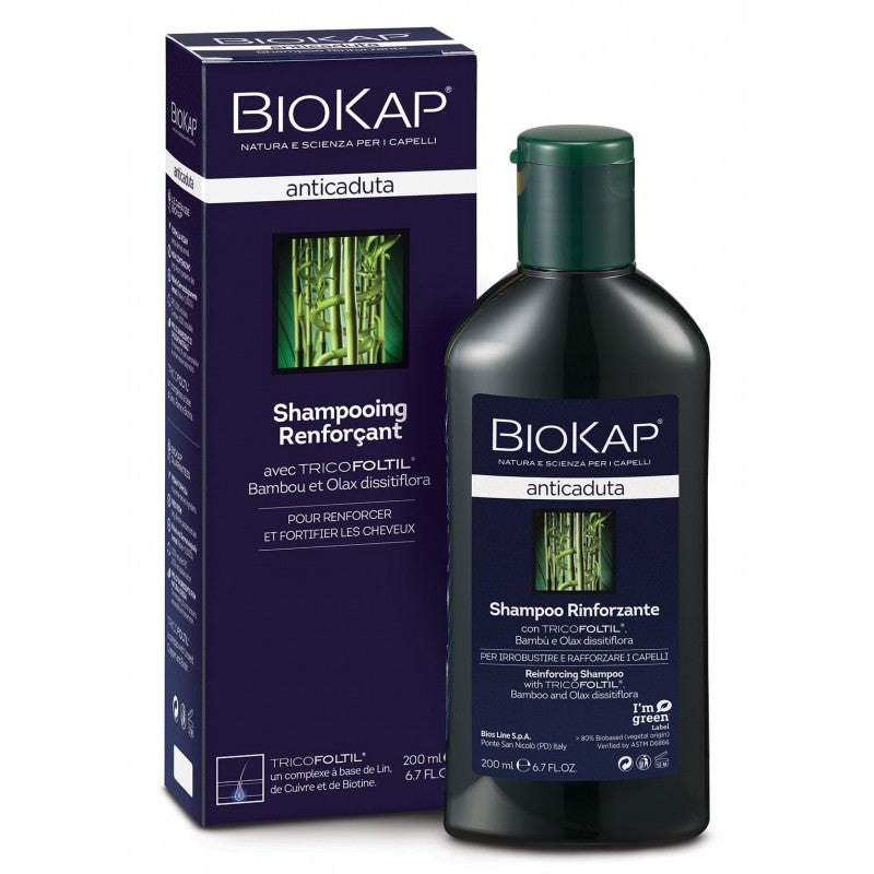 BIOKAP shampooing antichute renforçant | 200 ml prix Maroc