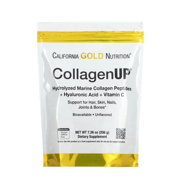 California Gold Nutrition CollagenUP 206 g prix Maroc collagène marin acide hyaluronique vitamine C