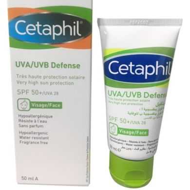 CETAPHIL ECRAN SOLAIRE UVA UVB SPF 50+ 50 ML Parapharmacie prix Maroc