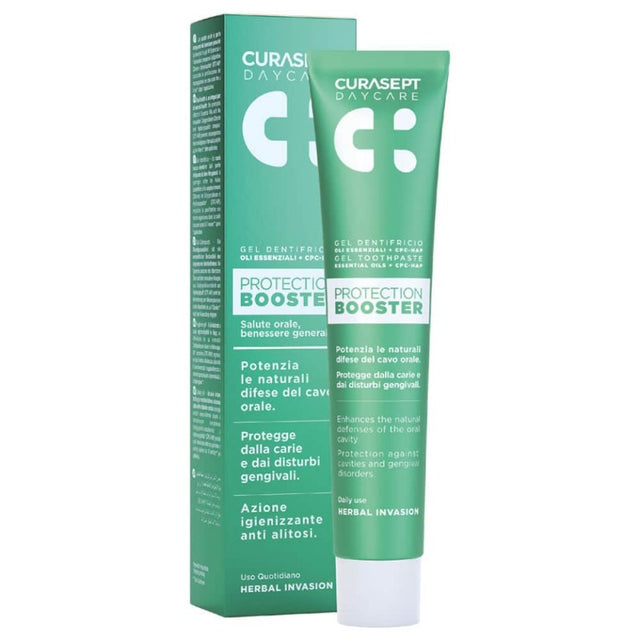 Curasept Booster de Protection Dentifrice Invasion aux Herbes 75ml