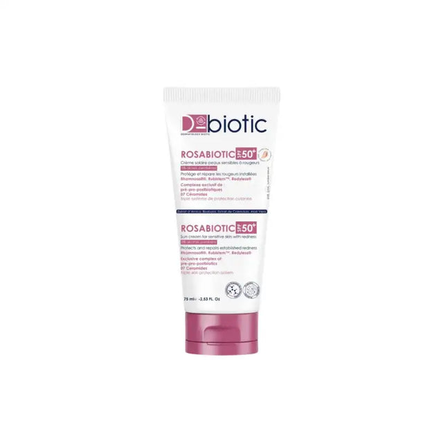 D-Biotic Rosabiotic Crème Solaire Peaux Sensibles à Rougeurs Teintée