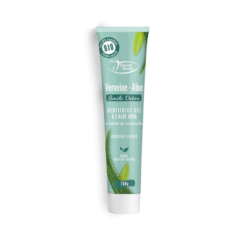 DENTI SMILE GEL VERVEINE ALOE dentifrice Smile Detox 100G prix Maroc