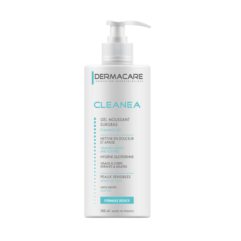 Dermacare Cleanea Gel Moussant Surgras 500 ml