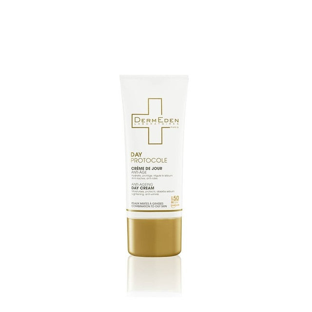 Dermeden Day Protocole Crème de Jour anti-Age Peaux Mixtes à Grasses