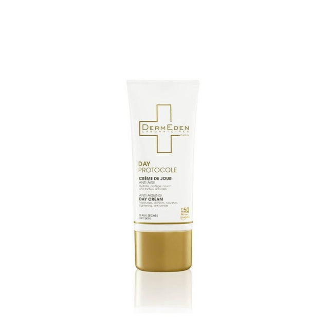 Dermeden Day Protocole Crème Jour anti-Âge Peaux Sèches 50 ml