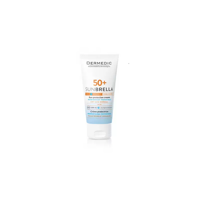Dermedic Sunbrella Crème Solaire Peaux Sèches et Normales SPF 50+ 50