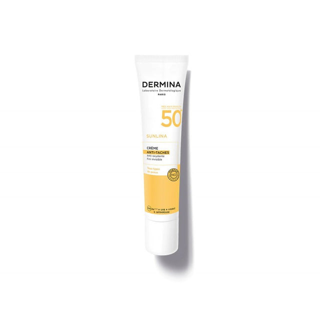 DERMINA SUNLINA CRÈME ANTI-TACHES SPF50+ - 40ML prix Maroc