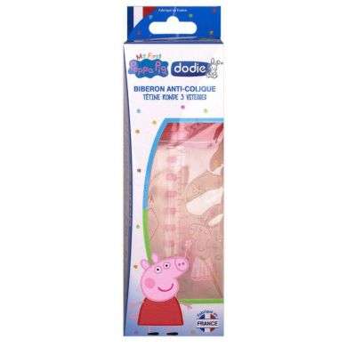 DODIE BIBERON ANTI COLIQUE TETINE RONDE 3 VITESSES 270 ML 0-6 MOIS Parapharmacie prix Maroc