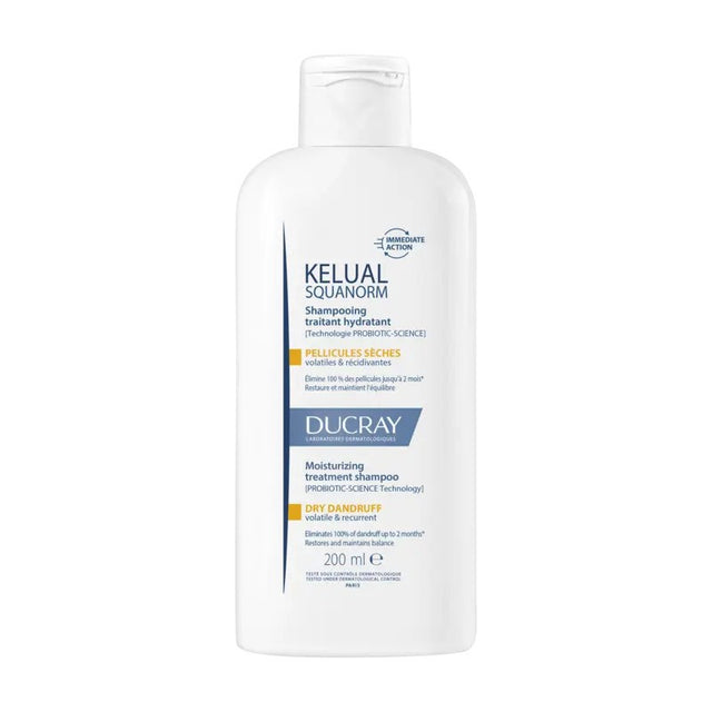 Ducray Kelual Squanorm Shampooing Traitant Hydratant 200ml