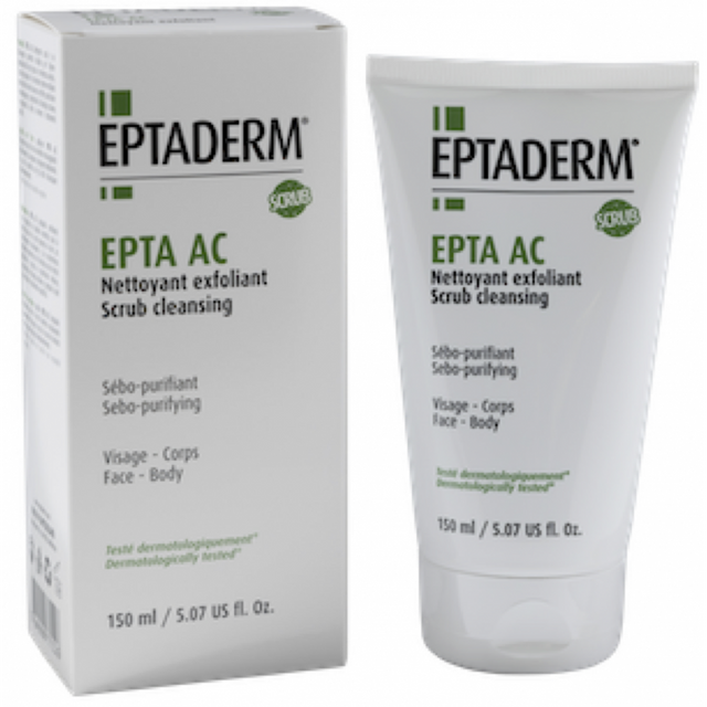 Eptaderm Epta AC Nettoyant Exfoliant 150 ml
