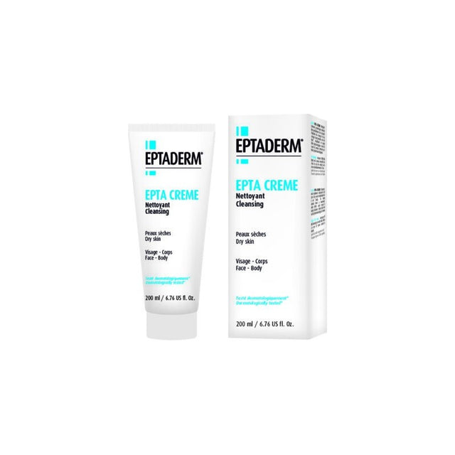 Eptaderm Epta Crème Nettoyante Peau Sèche 200 ml