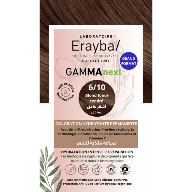 Erayba Coloration Hydratante Permanente Blond Fonce Naturel N°6