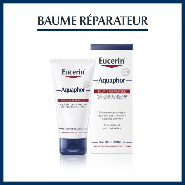 Eucerin Aquaphor Baume Réparateur 40g — soin réparateur peaux sèches sans parfum | lamaisonpara.ma