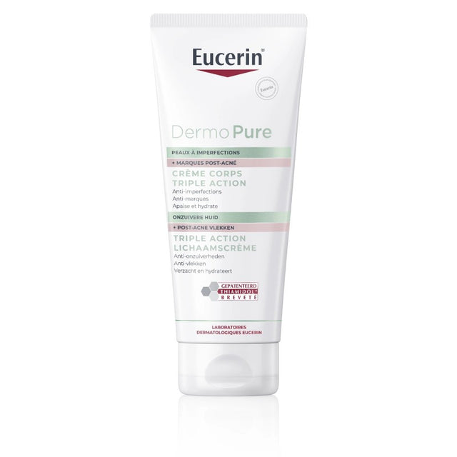 Eucerin Dermopure Crème Corps Triple Action 200ml — anti-imperfections corps | lamaisonpara.ma