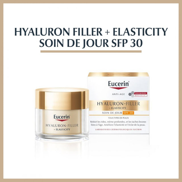 Eucerin Hyaluron-Filler + Elasticity Soin de Jour SPF 30 50 ml — anti-âge peaux matures | lamaisonpara.ma