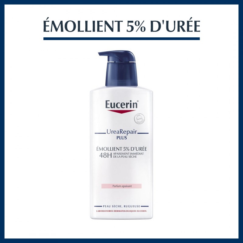 EUCERIN UREAREPAIR EMOLLIENT PLUS 5% D'URÉE 250ML prix Maroc