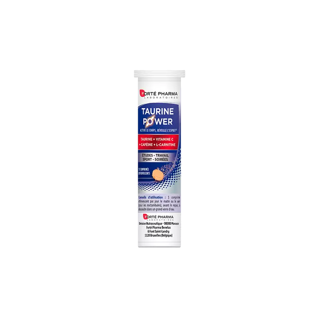 Forté Pharma Énergie Taurine Power 15 Cps Effervescents