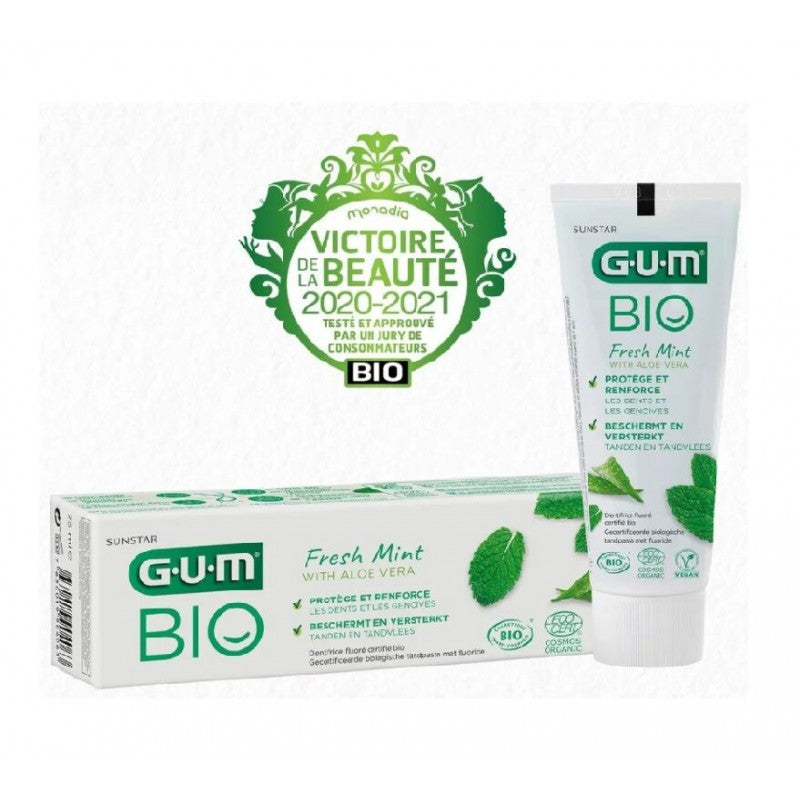 GUM Gel Dentifrice BIO 75 ml prix Maroc