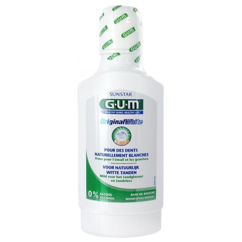 GUM ORIGINAL WHITE bain de bouche 300 ml prix Maroc