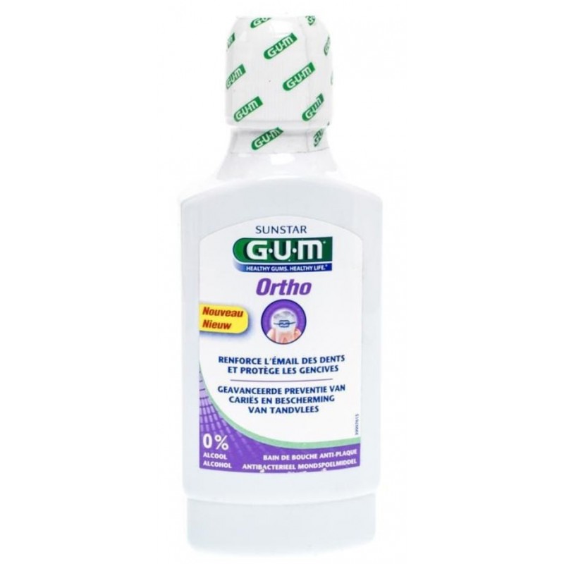 GUM ORTHO bain de bouche 300 ml prix Maroc