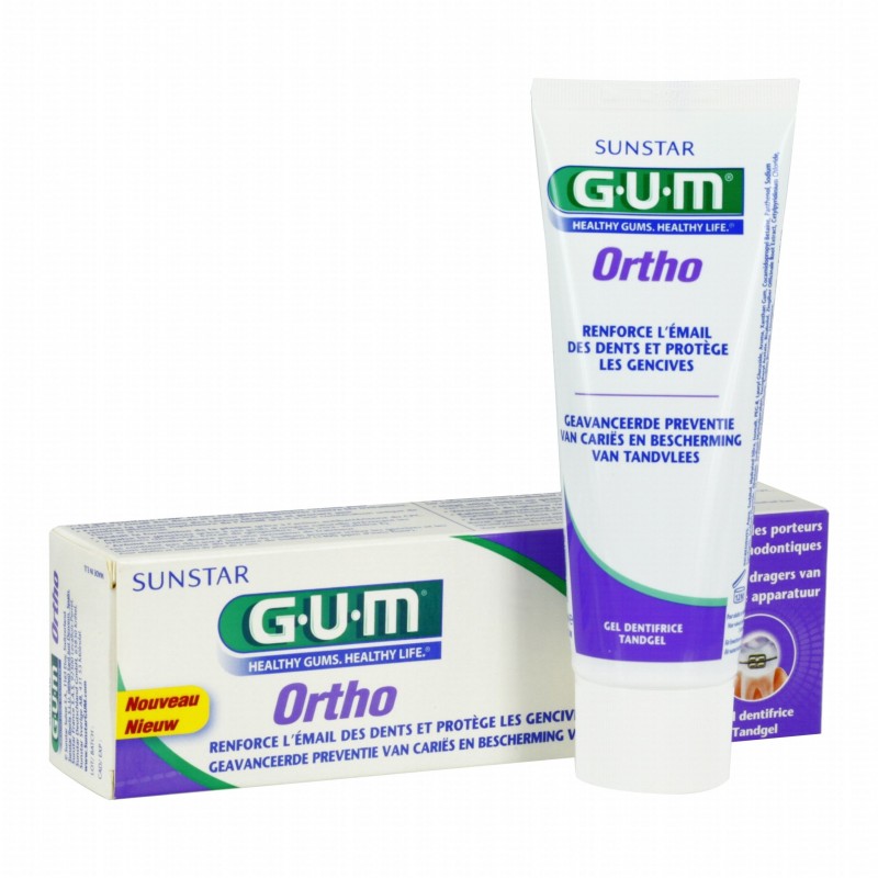 GUM ORTHO dentifrice 75 ml prix Maroc