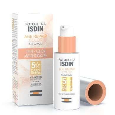 ISDIN FOTO ULTRA AGE REPAIR COLOR FUSION WATER SPF 50 /50ML Parapharmacie prix Maroc
