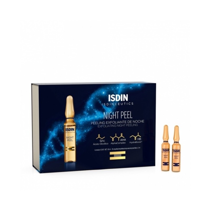 ISDIN Night Peel Nuit | 30 ampoules - prix Maroc
