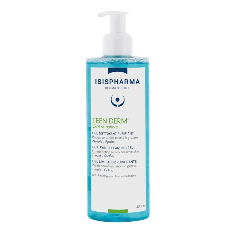ISISPHARMA TEEN DERM gel sensitive | 400 ml prix Maroc