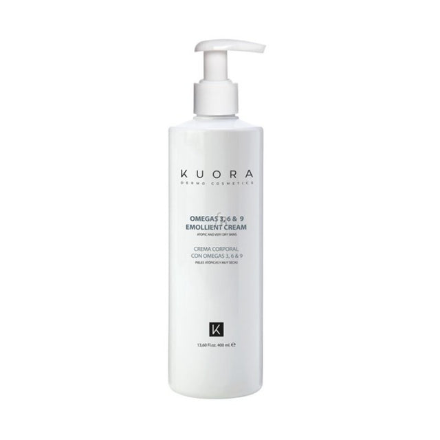 Kuora Creme Emolliente Omega 3 6 et 9 Peaux Sensibles Secs et