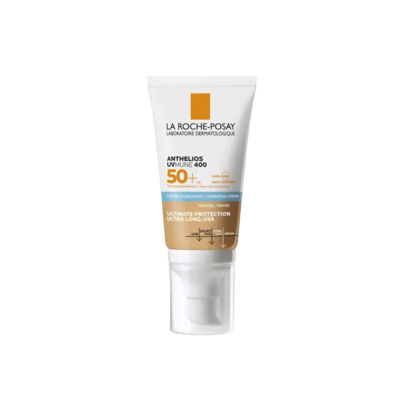 La Roche-Posay Anthelios UVMune 400 Crème Solaire Teintée | Peaux Sensibles Normales À Sèches | 50ml prix Maroc