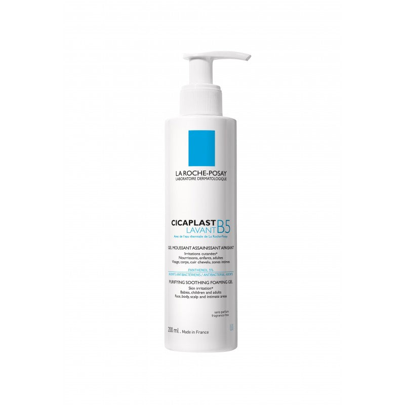 La Roche-Posay Cicaplast B5 Gel Lavant Peau Irritée et Fragilisée | 200ml prix Maroc