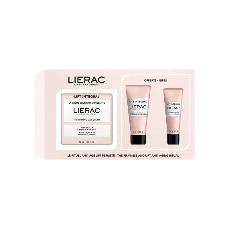 LIERAC PACK LIFT INTEGRAL CREME JOUR RAFFERMISSANTE 50ML + SERUM TENSEUR 10ML + CREME NUIT 15ML prix Maroc