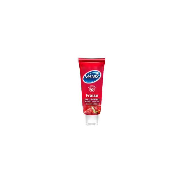 Manix Gel Lubrifiant Intime Fraise 80 ml