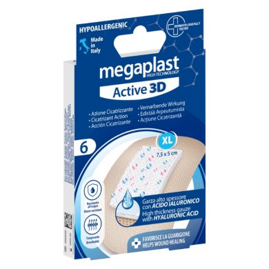 MEGAPLAST ACTIVE 3D PANSEMENT XL CICATRISANT BOITE DE 6 Parapharmacie prix Maroc