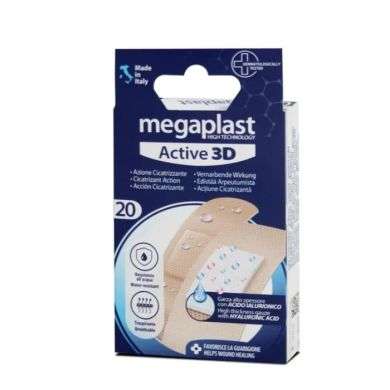 MEGAPLAST PANSEMENT ACTIVE 3D BOITE DE 20 Parapharmacie prix Maroc