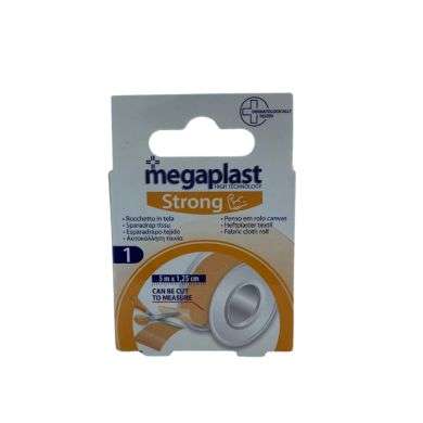 MEGAPLAST STRONG BOITE DE 1 SPARADRAP TISSU 5M*1.25 CM Parapharmacie prix Maroc