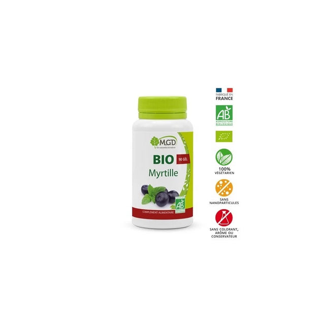 Mgd Bio Myrtille Boite 90 Gélules