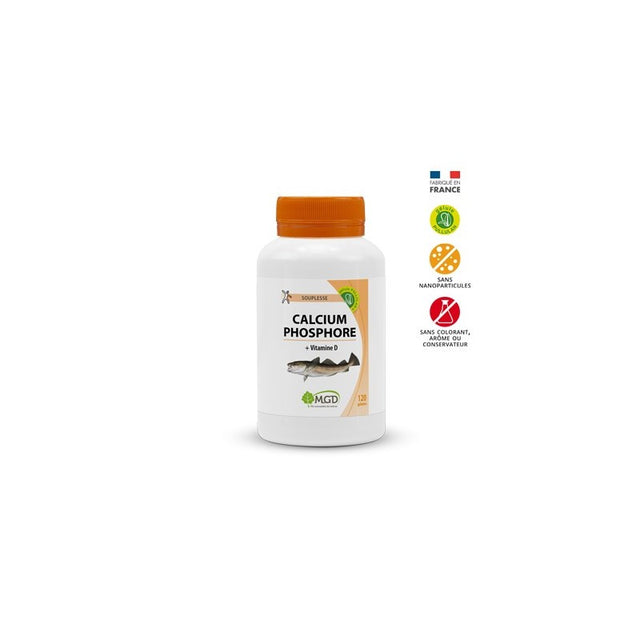 Mgd Calcium Phosphore Vitamine d Boite 120 Gélules